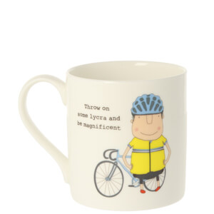 Rosie Made A Thing Throw On Some Lycra and Be Magnificent Mug 350ml